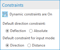 Dynamic constraints