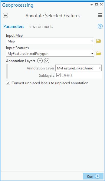 Annotate Selected Features