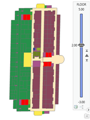 Animate the second floor plans using the range slider