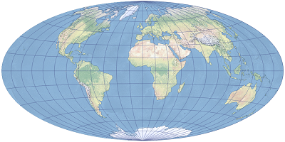An example of the Hammer projection