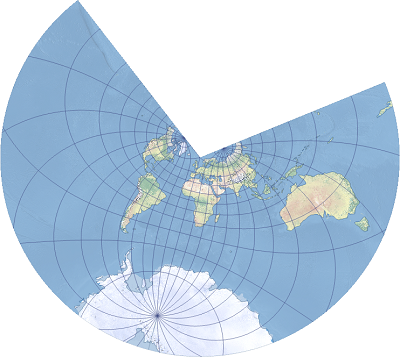 An example of the Krovak projection
