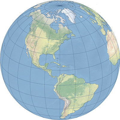 An example of the orthographic projection