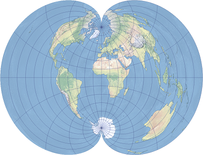 An example of the polyconic projection