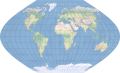 An example of the Winkel I projection