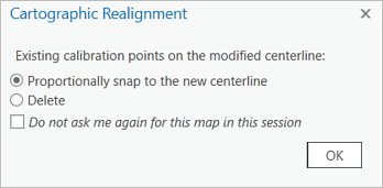Cartographic realignment options