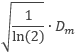Option 2 of Search Radius equation