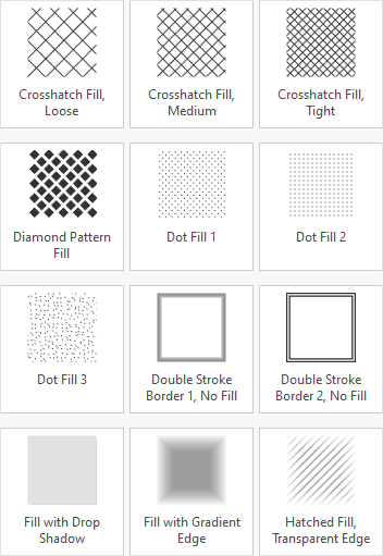 A sample of 12 new polygon symbols
