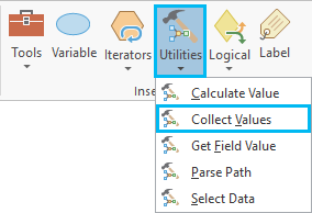Adding the Collect Values tool