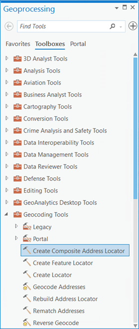 Create Composite Address Locator tool