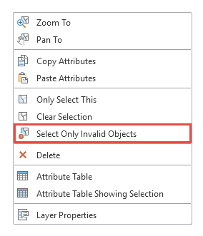 Select Only Invalid Objects