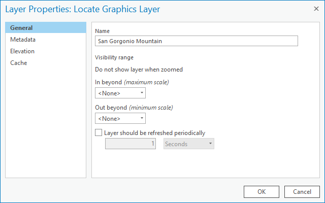 Layer Properties dialog box