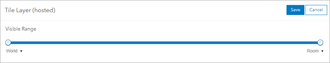 Visible range slider for tile layer