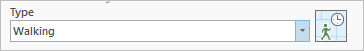 Changing Travel Mode Type to Walking