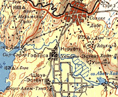 Scanned map example