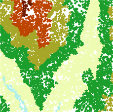 Terrain nodes renderers