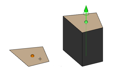 Extrude a multipatch face