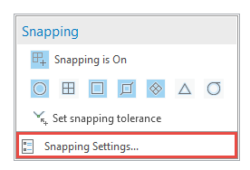 Snapping Settings
