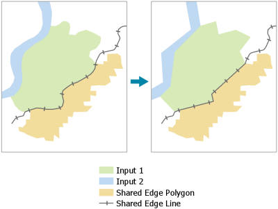 Simplify Shared Edges tool example