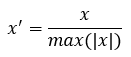 Absolute maximum equation