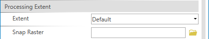 Extent and Snap Raster environment settings