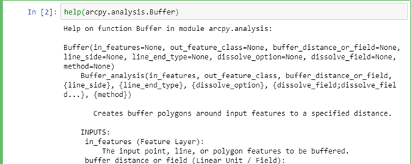 Use the Python help function to access a tool's help documentation.