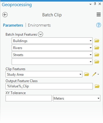 Batch clip