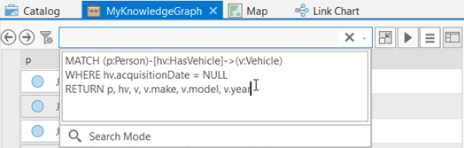 A query can span several lines when using the multiline query text box.