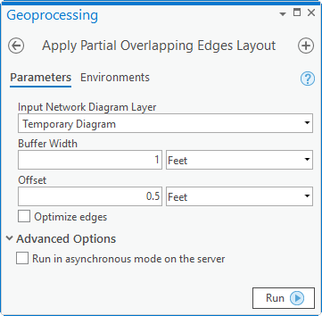 Apply Partial Overlapping Edges Layout parameters