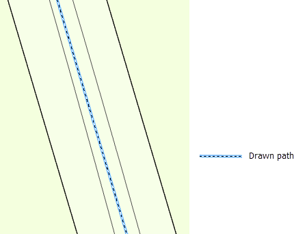 Align boundaries to the drawn path