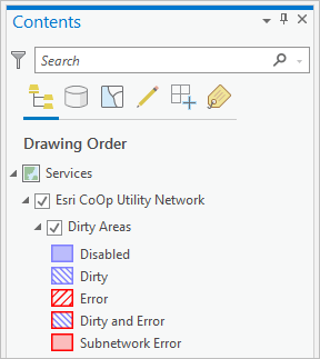 Utility network layer expanded.