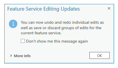 Feature Service Editing Updates