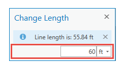 Change Length dialog box
