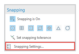 Snapping Settings