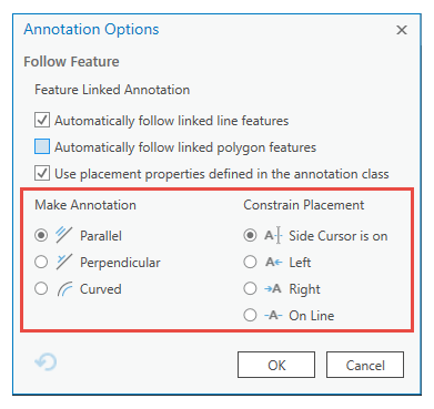 Annotation Options