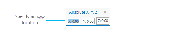 Absolute X,Y,Z