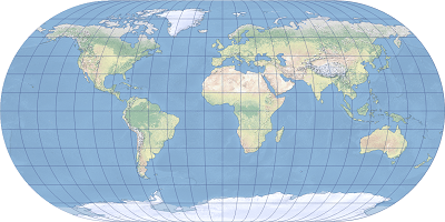 An example of the Eckert III projection