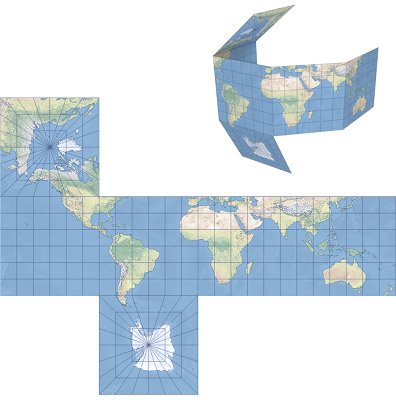 An example of the Cube projection