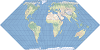 An example of the Eckert II map projection