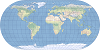 An example of the Eckert III map projection