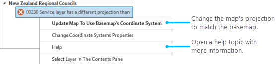 Analyzer message context menu