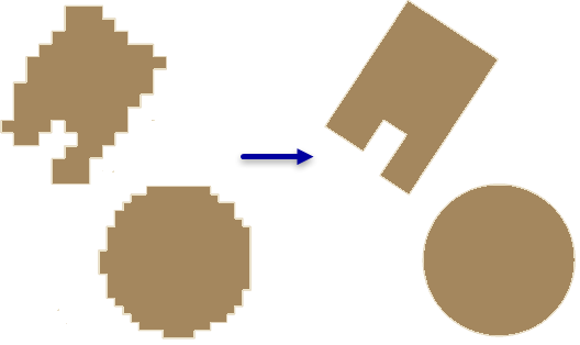 Regularize Building Footprint tool illustration