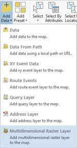 Multidimensional Raster Layer option