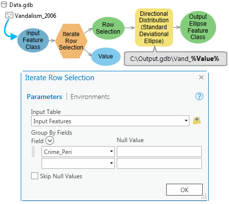 How to use Iterate Row Selection