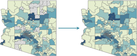 Fill Missing Values tool illustration