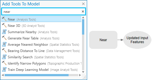 Adding the Near tool