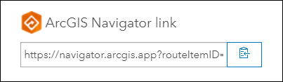 Link to the route layer in Navigator