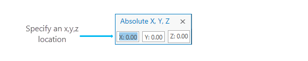 Absolute X,Y,Z