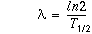 Decay coefficient