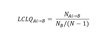 Local colocation quotient equation