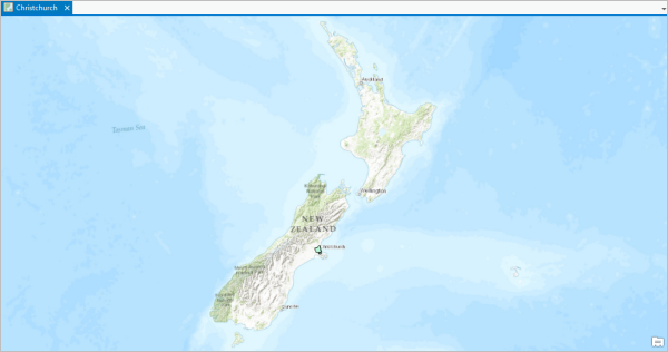 Map of New Zealand